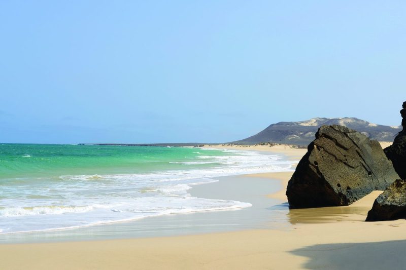 Ilha da Boa vista em Cabo Verde oferece felicidade