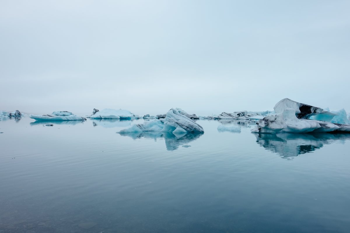 icebergues na Lagoa de Jökulsárlón