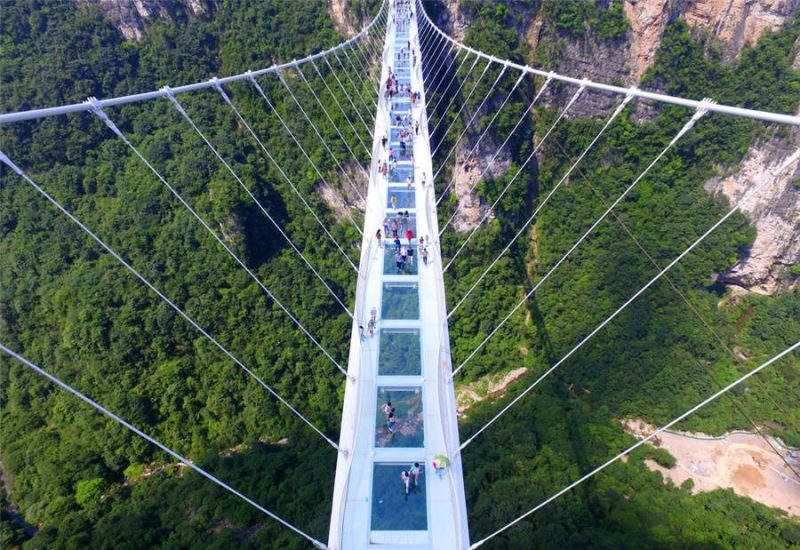 Andaria na maior ponte de vidro do mundo?