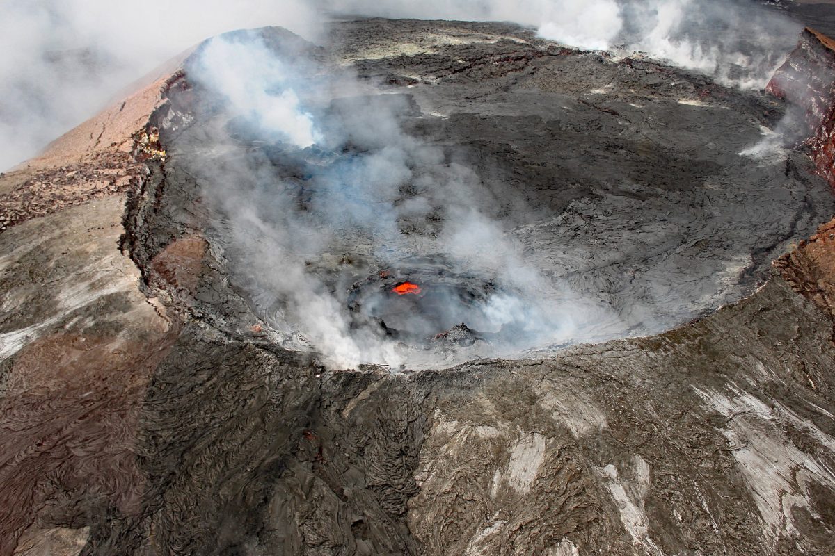 vulcões ainda ativos