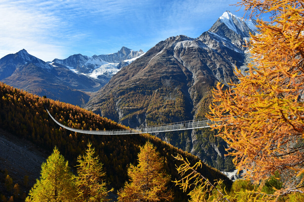 Ponte Suspensa Charles Kuonen (Suíça)