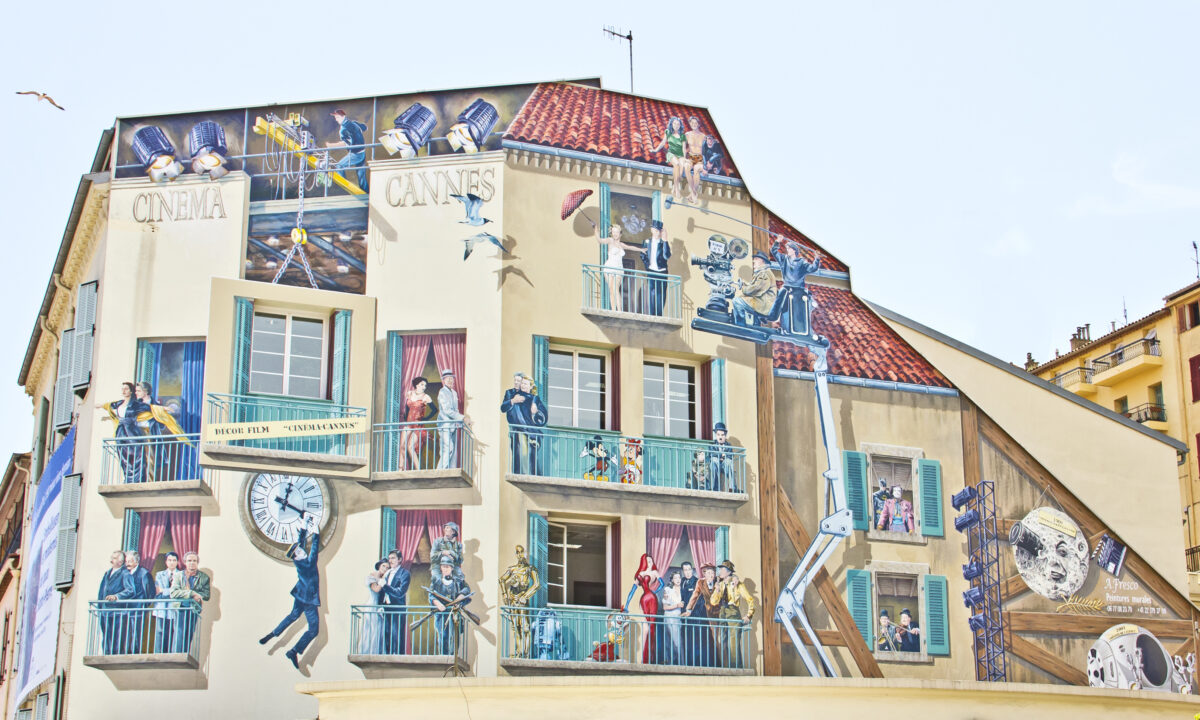 Cannes,-,June,7:,Art,Painting,On,The,Wall,Of