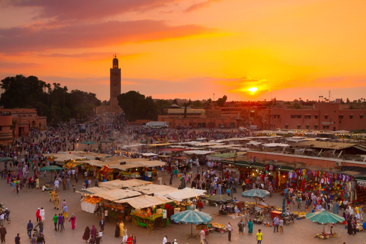 Jamaa el Fna, Marrakesh, Morocco.