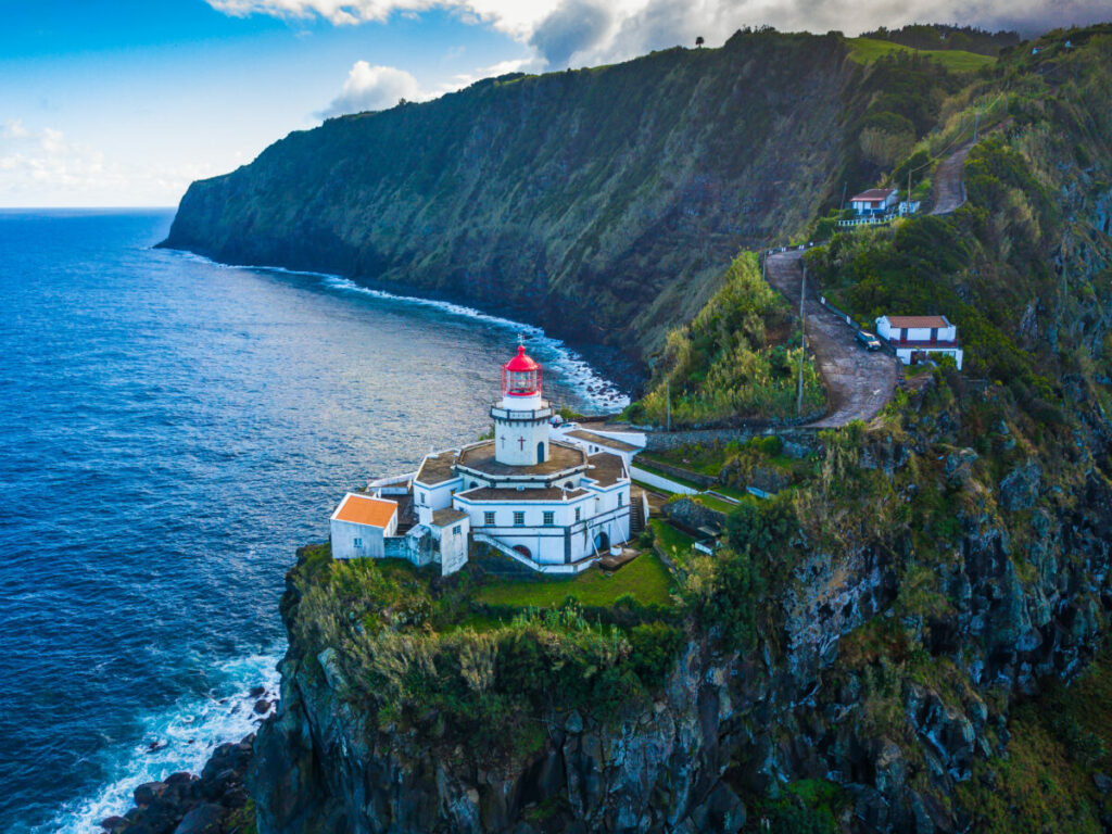 Lighthouse,On,The,Island,Of,Faial.,Azores