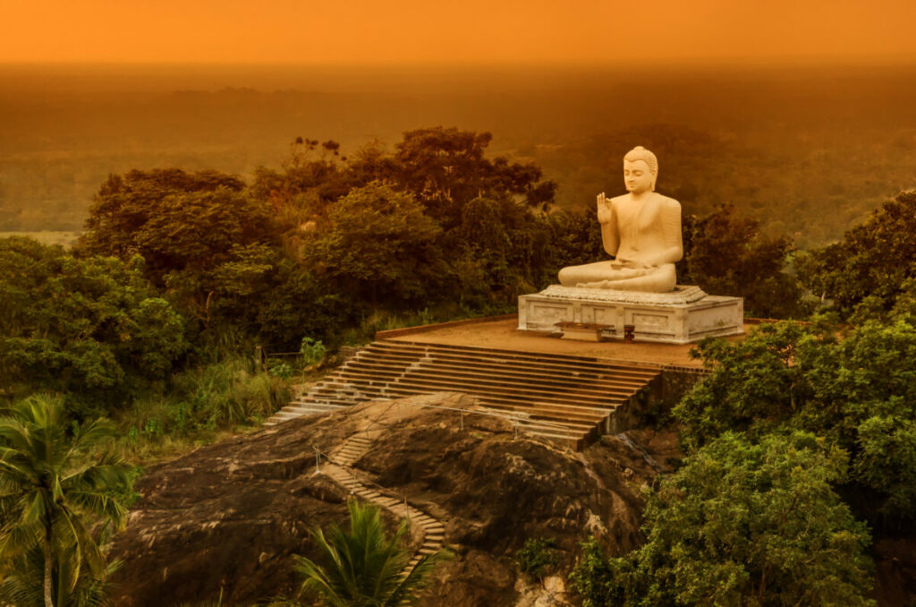 Buddha,Statue.temple,In,Sri,Lanka.buddha,In,Meditation.