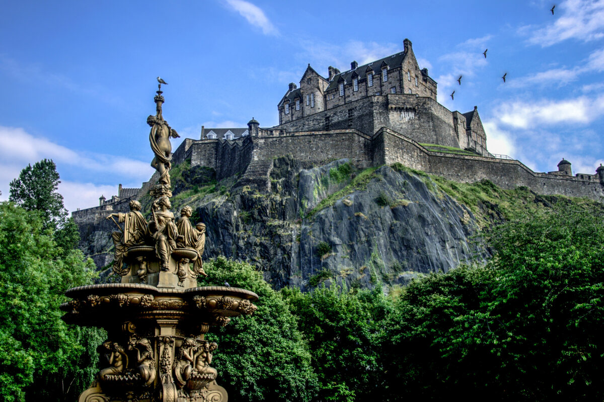 Edinburgh,Castle,During,Summer,,Scotland.