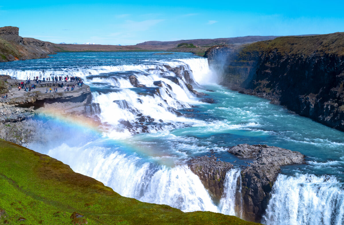 Gullfoss,,Iceland,-,May,30,2019:,Golden,Ring,Area,,View