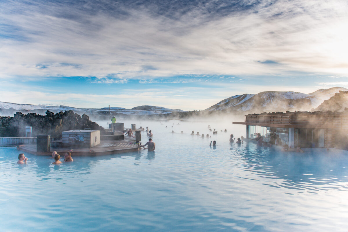 Blue,Lagoon,,Iceland,-,February,08:,People,Bathing,In,The