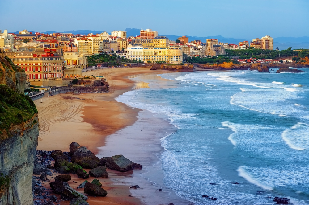Baía de Biscaia, Biarritz, França, as praias mais bonitas da europa