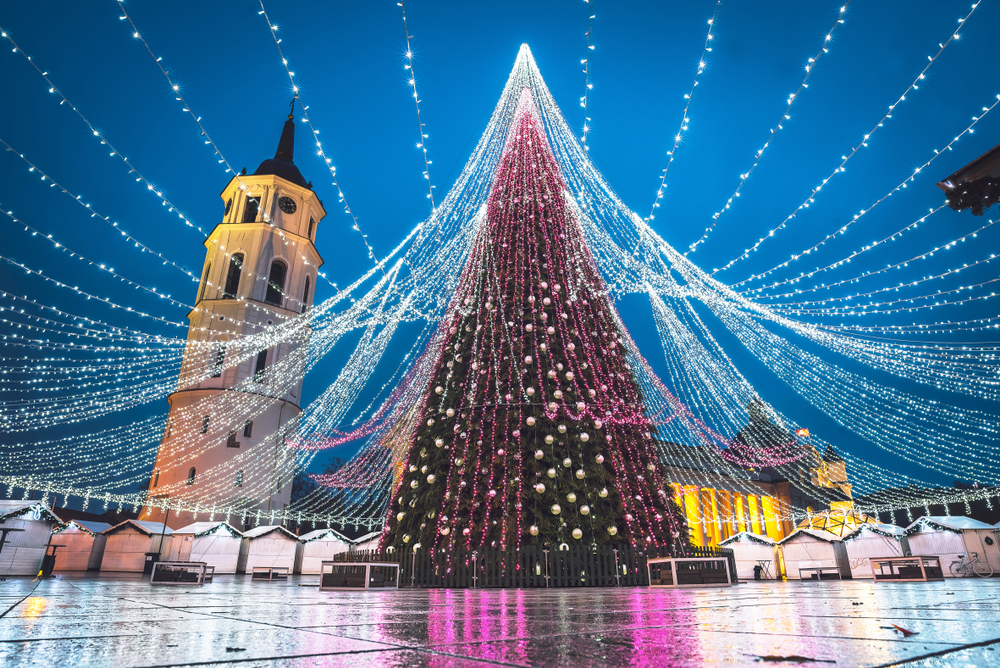 Vilnius, Lituânia, As mais bonitas iluminações de Natal pelo mundo